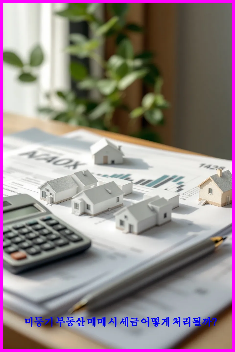 미등기 부동산 매매 시 세금 어떻게 처리될까?