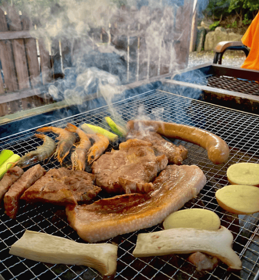 괴산 맛집 "보광산관광농원" 음식