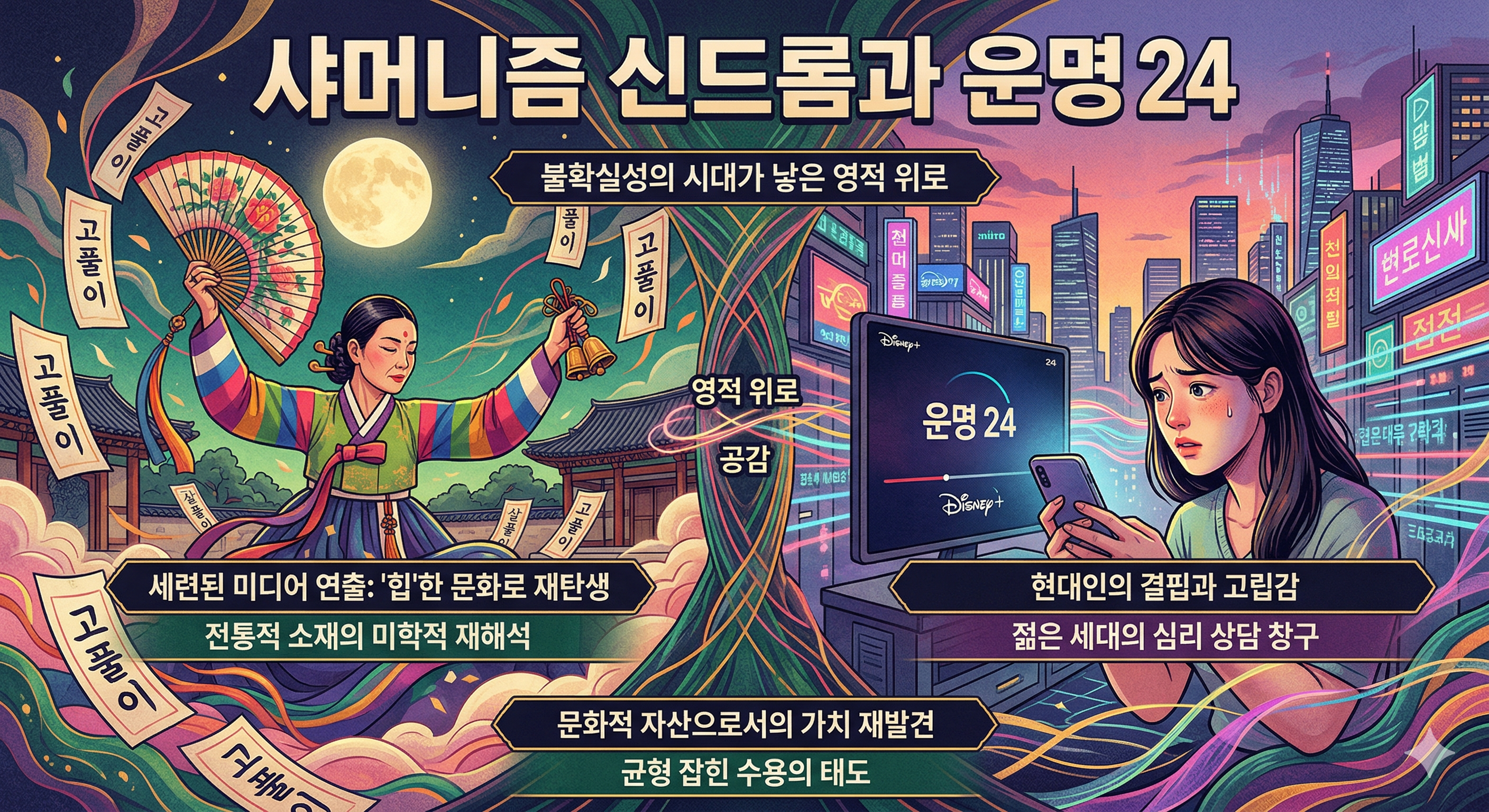샤머니즘 신드롬과 <운명 24>: 불확실성의 시대, 무속은 어떻게 현대인의 안식처가 되었나
