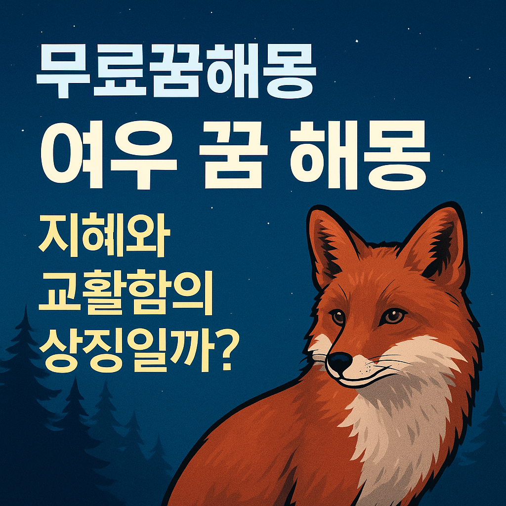 여우 꿈 해몽