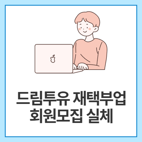 드림투유-재택부업-회원모집-실체