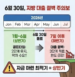 6월 대출 절벽