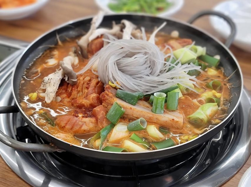 전주에서 먹은 물갈비
