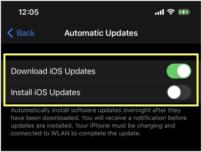 iOS_업데이트_다운로드_및_설치_설정