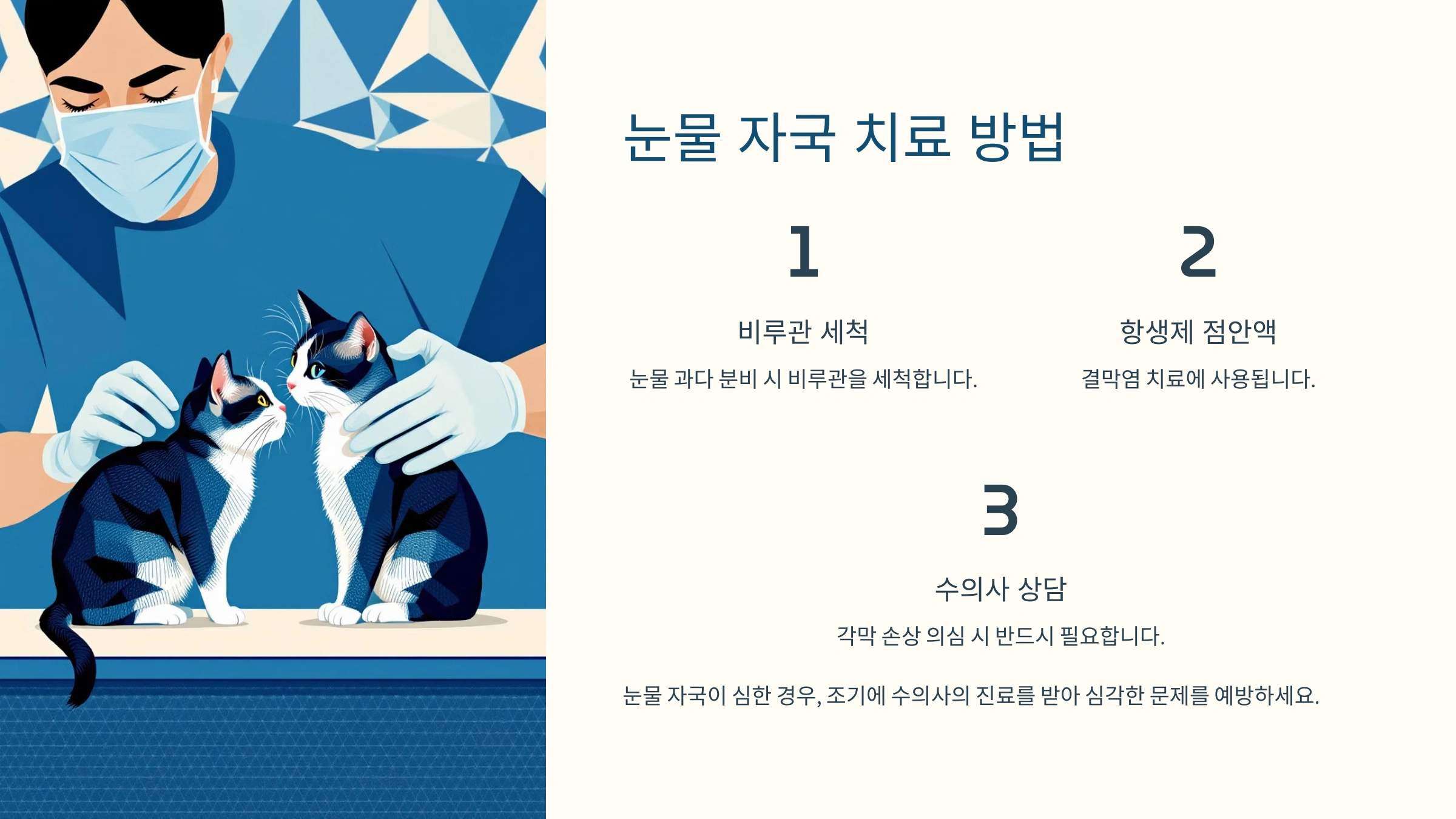 고양이 눈물 자국이 심할 때 원인과 관리법