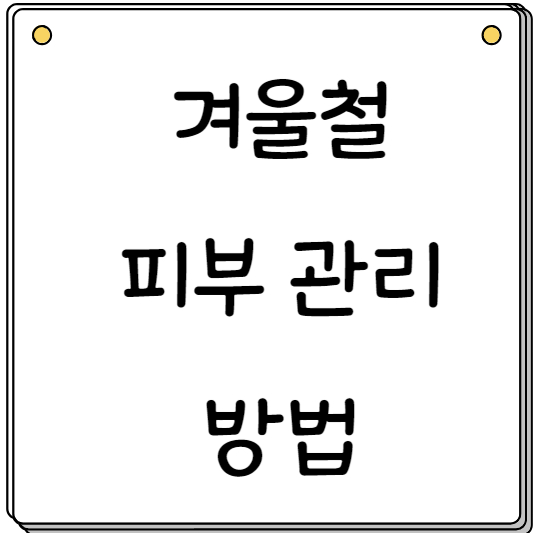 겨울철피부관리방법