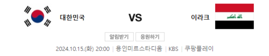 대한민국 이라크전 월드컵