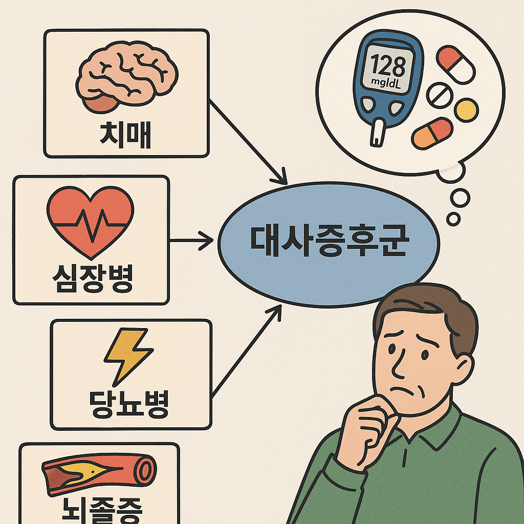 대사증후군과 질병들의 상관관계