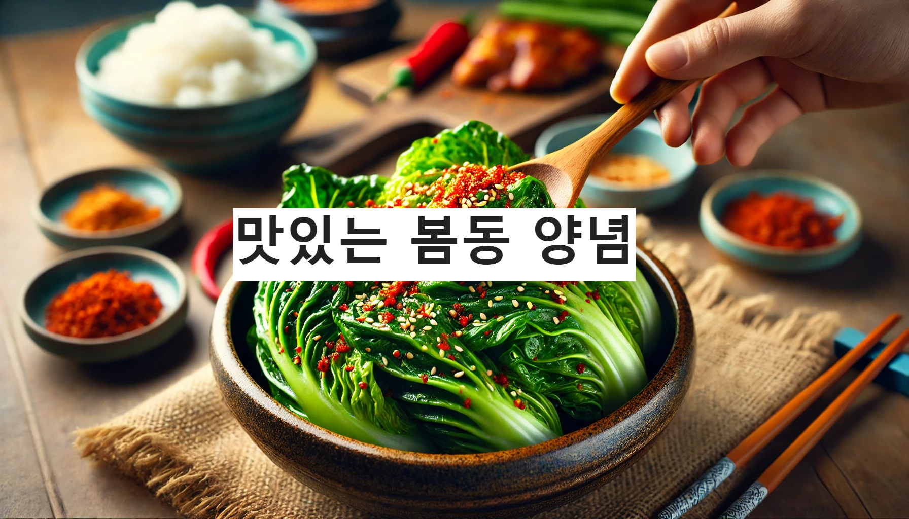 펀스토랑 봄동 겉절이 맛있게 만드는법