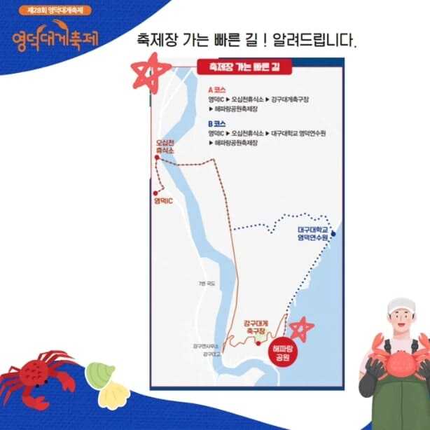 2025 영덕 대게축제 교통, 주차정보