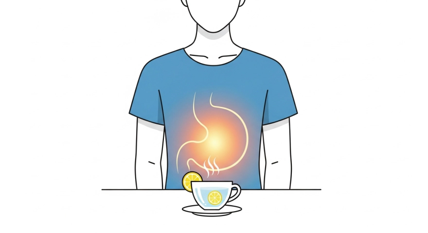 레몬 물과 건강한 식습관이 혈관·혈당 관리에 간접적으로 도움 되는 모습