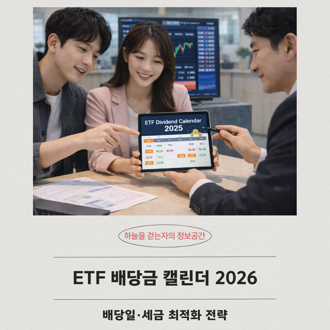 ETF 배당금 캘린더 2026｜배당일&middot;세금 최적화 전략