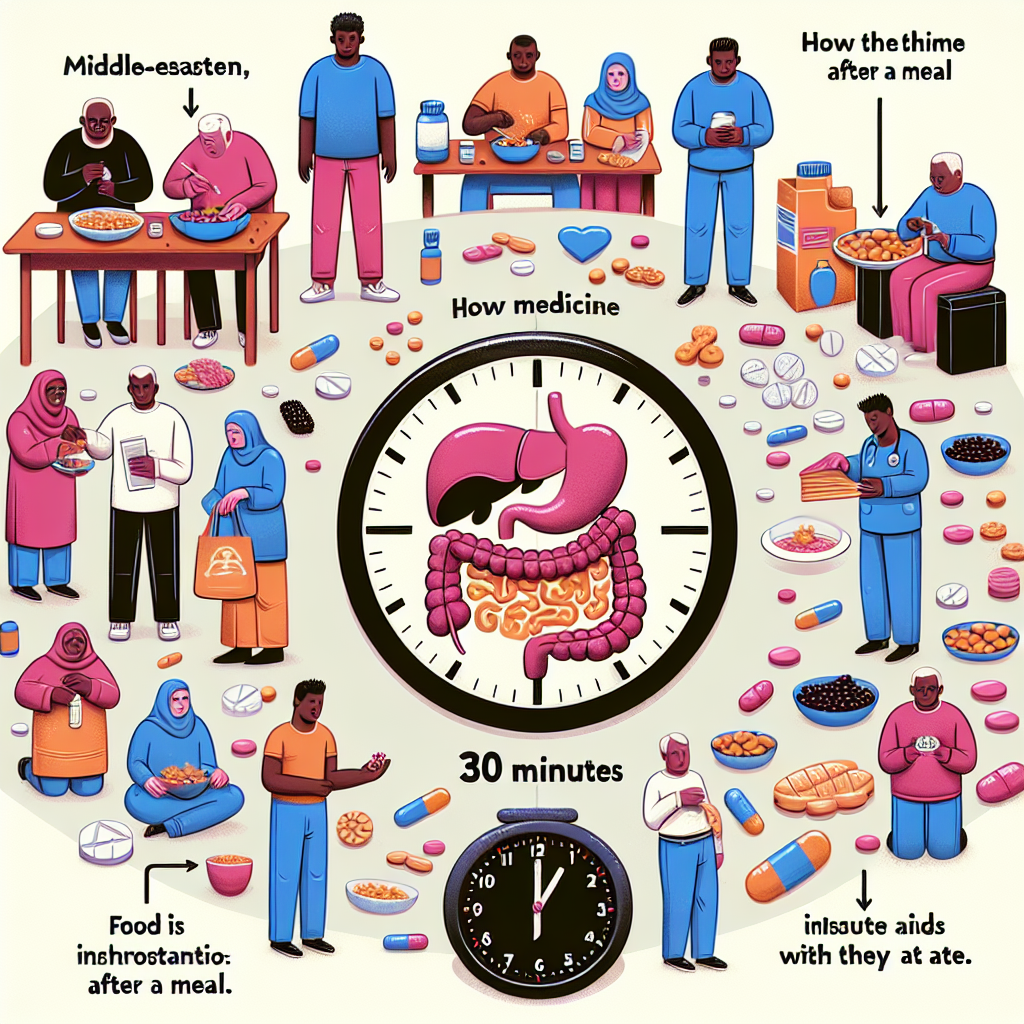 시간별로-음식과약복용-주의사항을-나타내는-일러스트