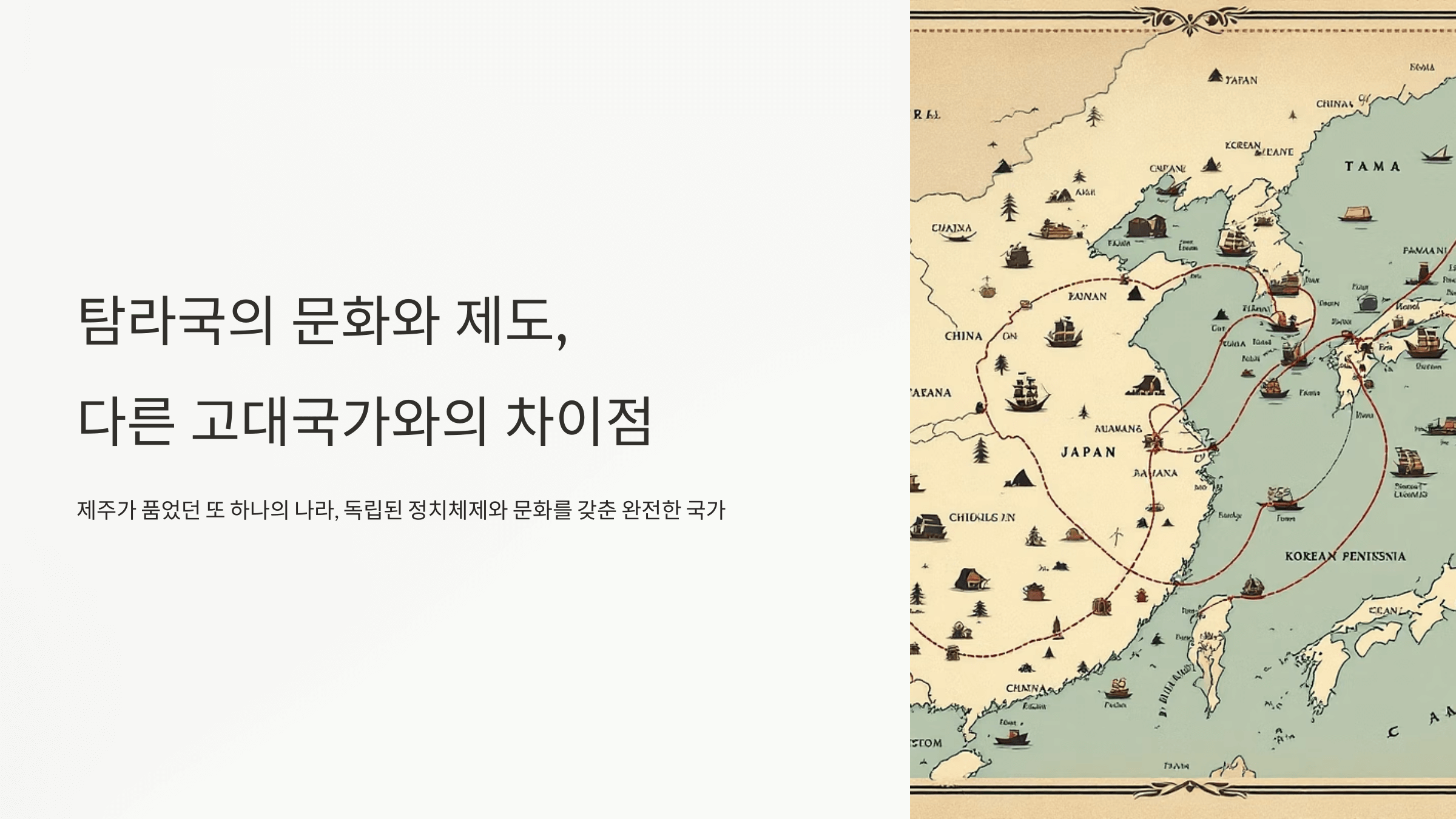 탐라국의 문화 사진입니다.
