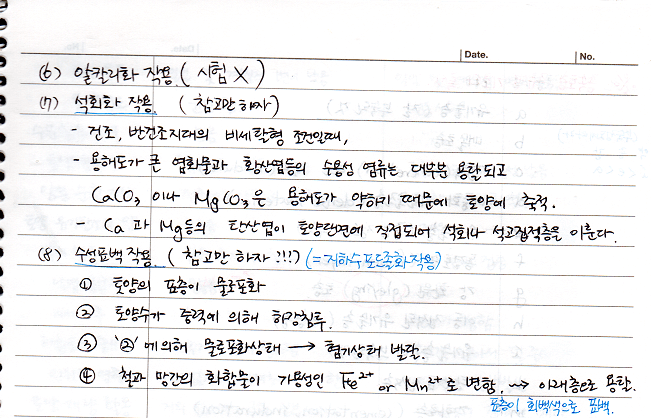 알칼리화작용&#44; 석회화작용&#44; 수성표백작용