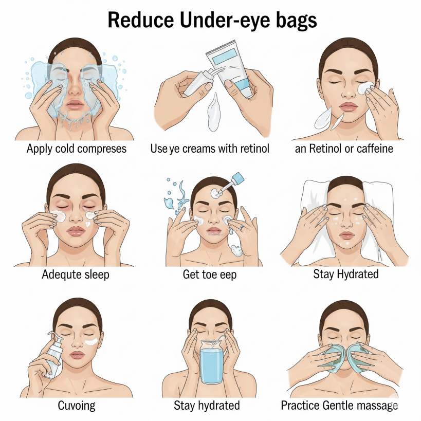 눈밑 꺼짐 없애는 방법