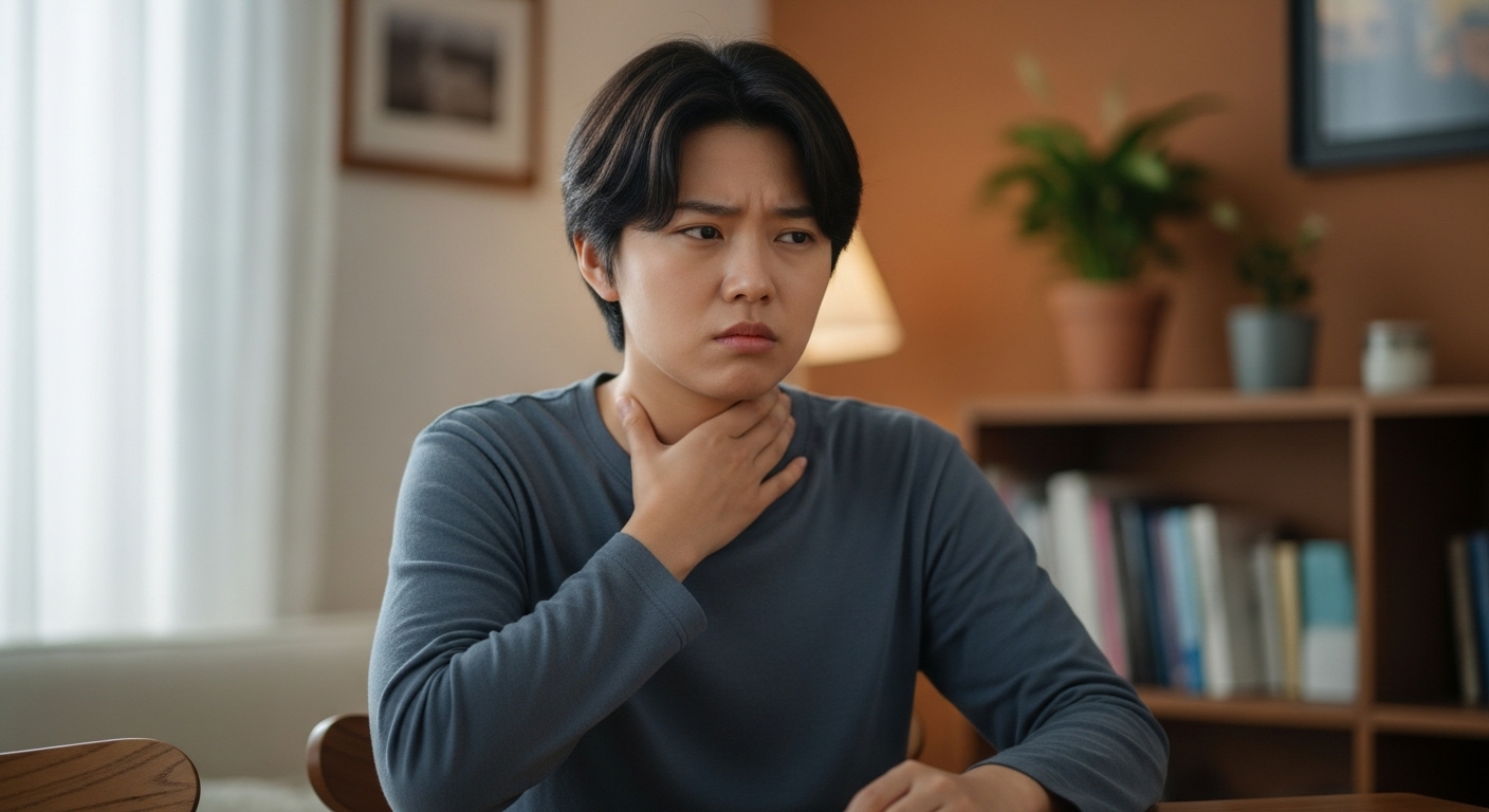 음식 삼킬 때 통증이 심할 때