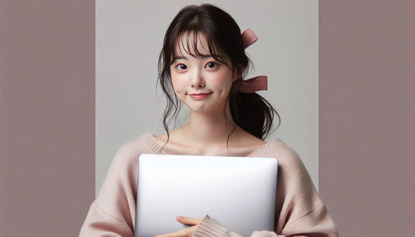 챗지피티-사주-질문-프롬프트-작성법을-알아보는-여성의-모습