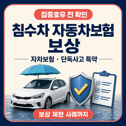 침수차_자동차보험_보상