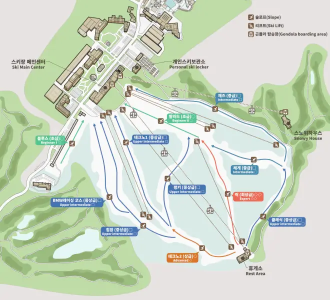 비발디파크-가이드맵