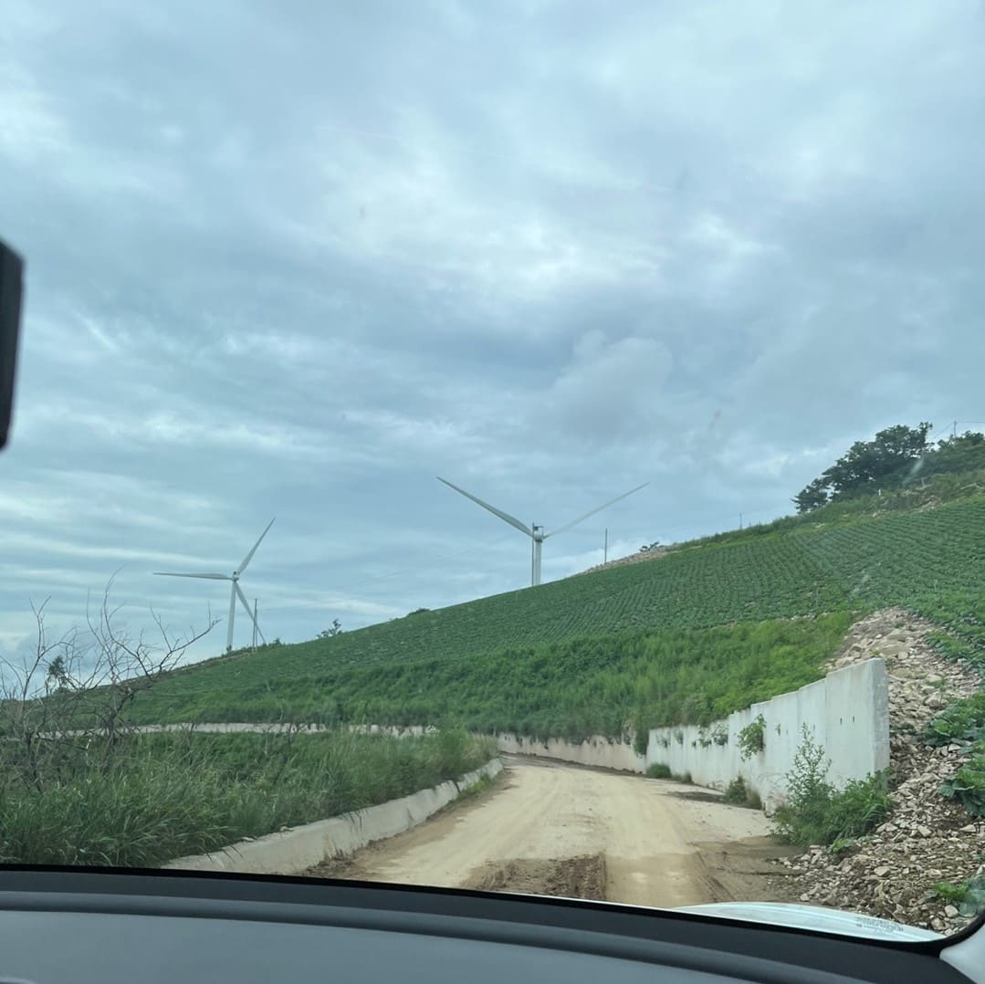 안반데기풍력발전기