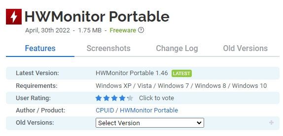HWMonitor-Portable