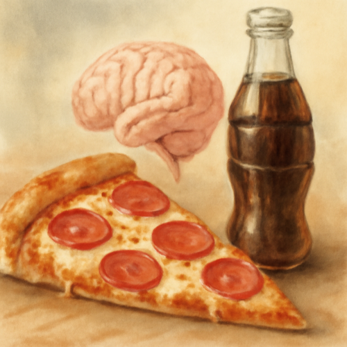 피자-콜라-뇌