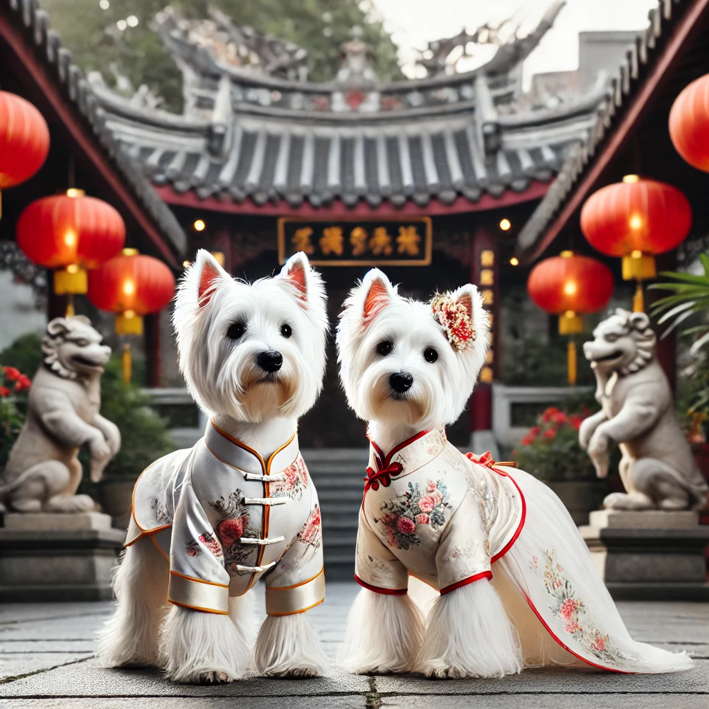 China Westie couples