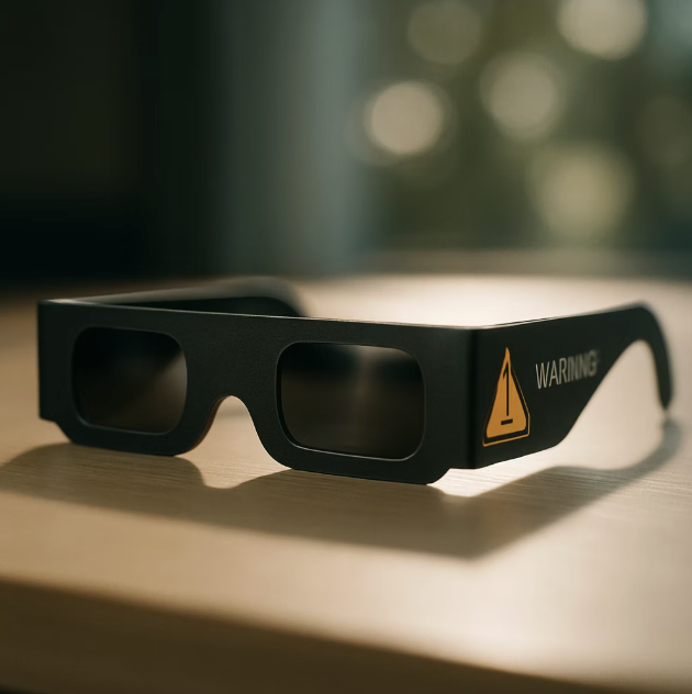 절대 맨눈으로 보지 마세요!