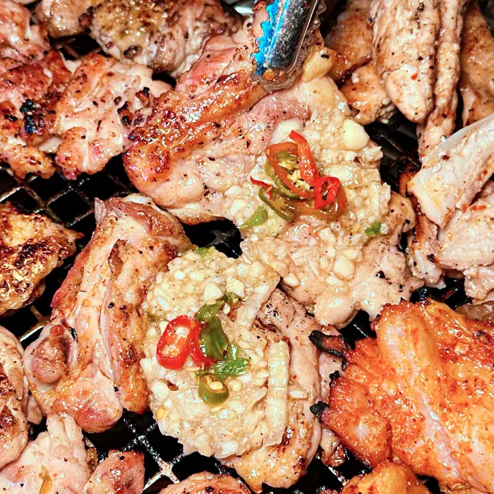 고기서만나 강남, 압구정 로데오 닭고기 염통, 근위, 연골, 안심, 목살, 사이소금 허벅지살 맛집