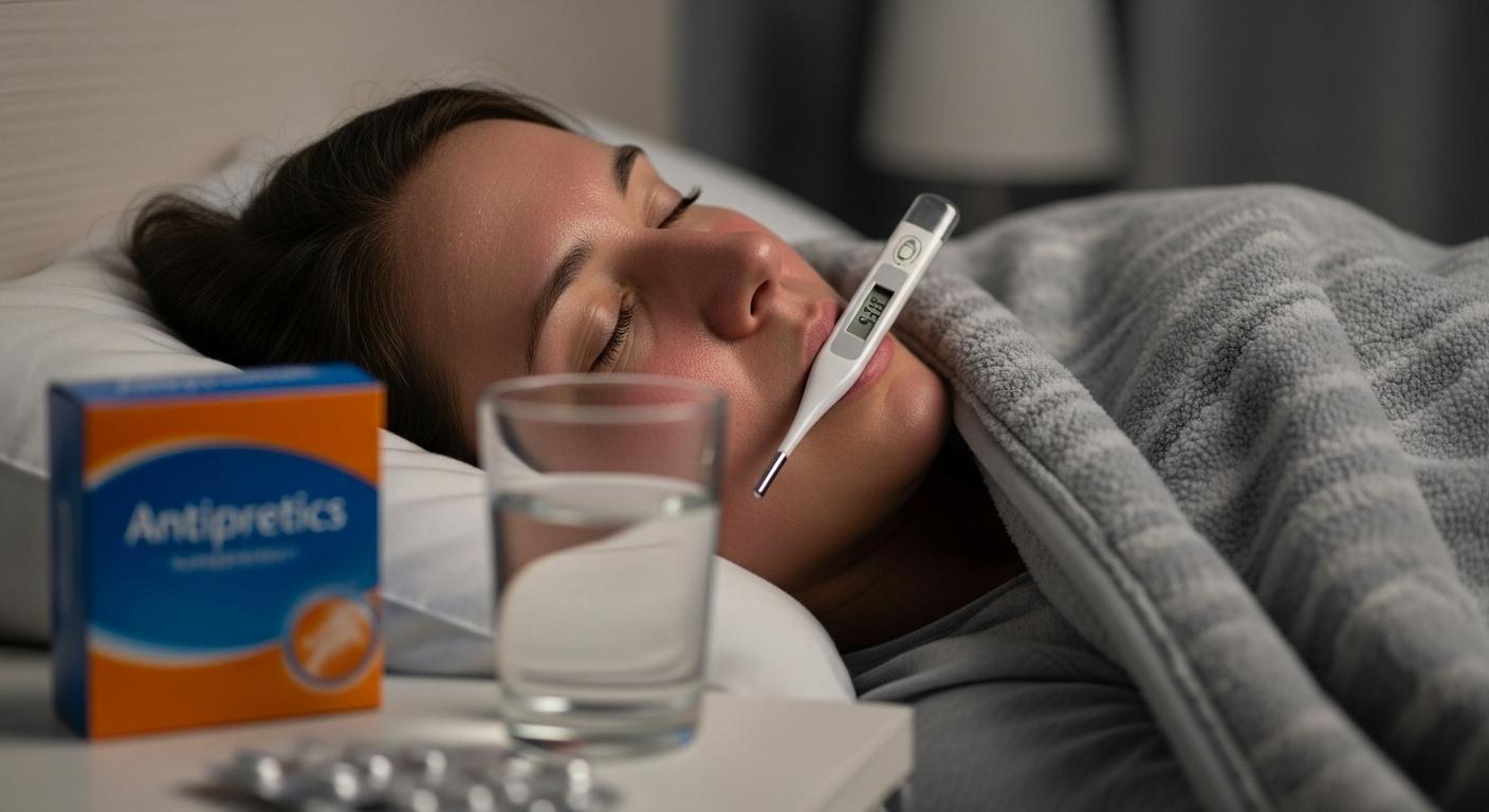 독감 증상 열 해열제