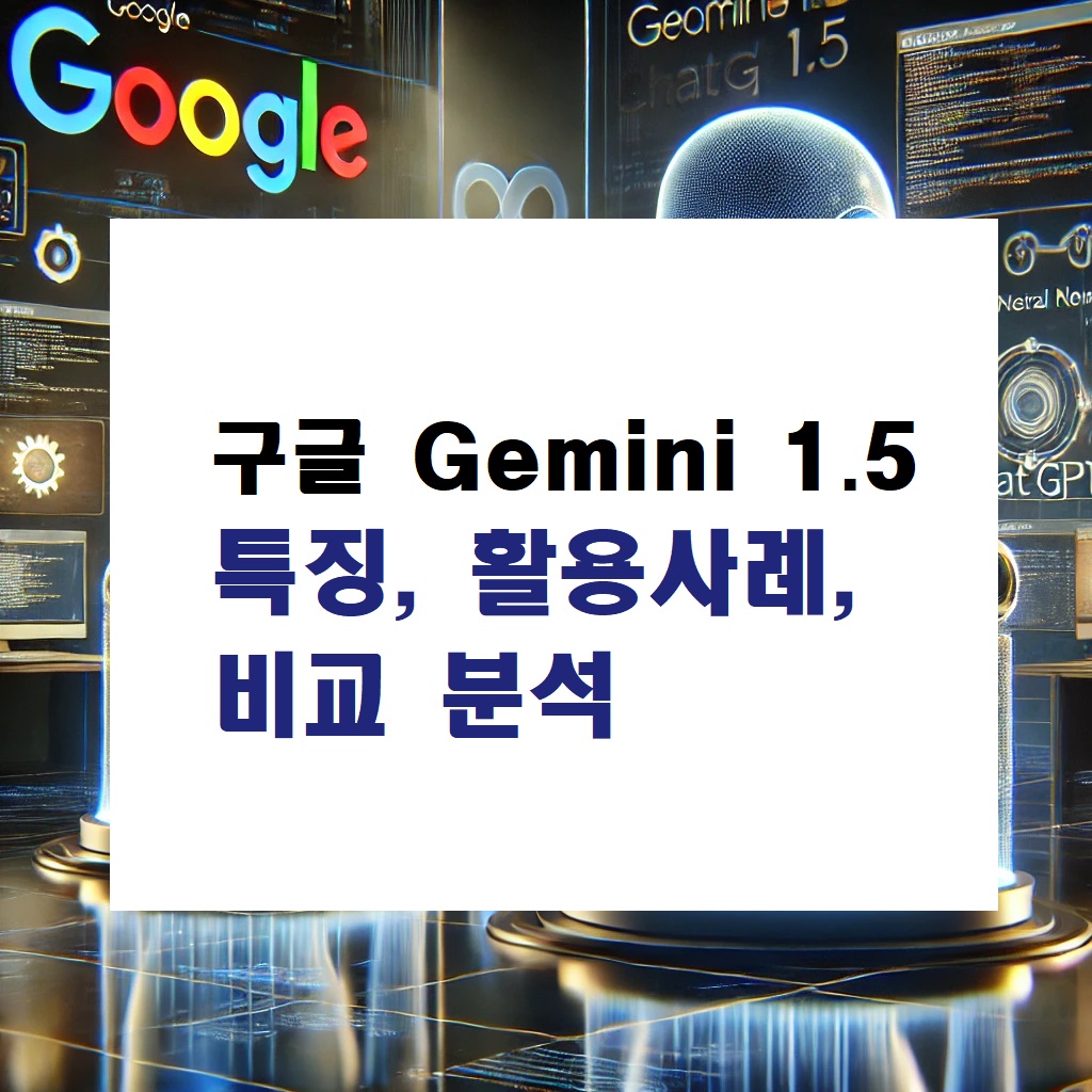 구글 Gemini 1.5 특징, 활용사례, 비교분석