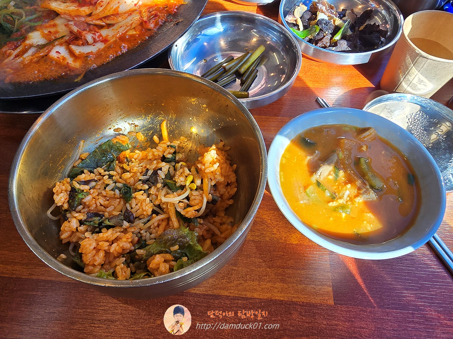 두루치기정식(된장찌개 + 야채비빔밥)
