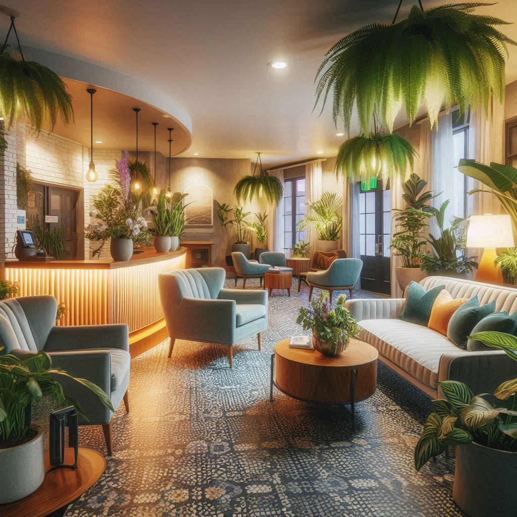 피부,체형관리 샵 배경