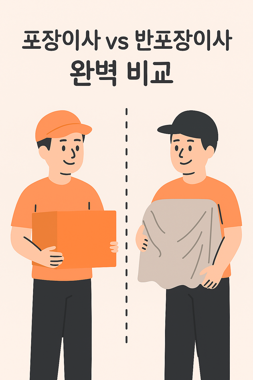 포장이사 vs 반포장이사 완벽 비교