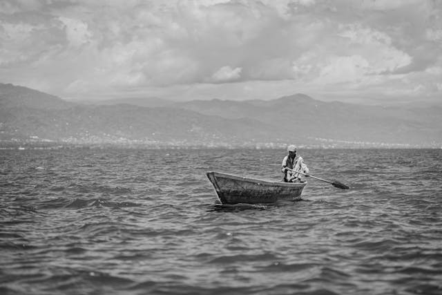 조선 말 뱃사공 수로 위의 노동자