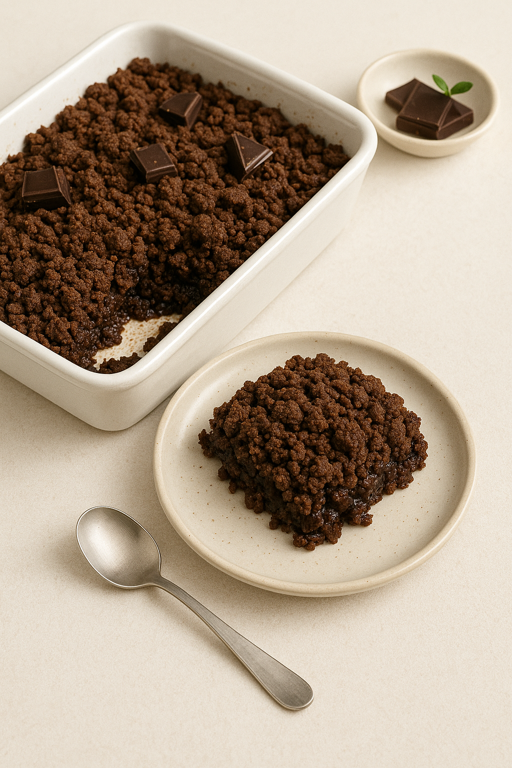 비건 초코 크럼블