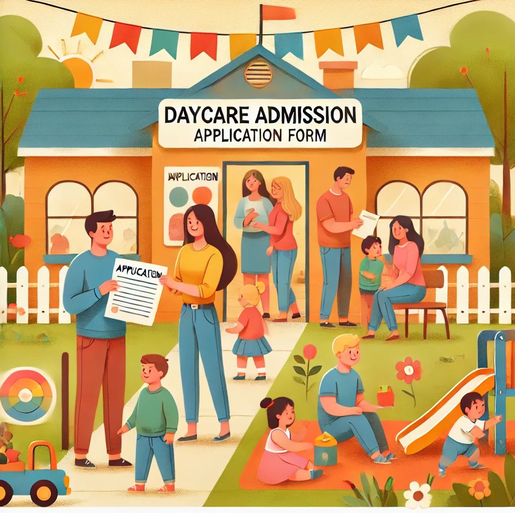 어린이집 입소 경쟁 이미지