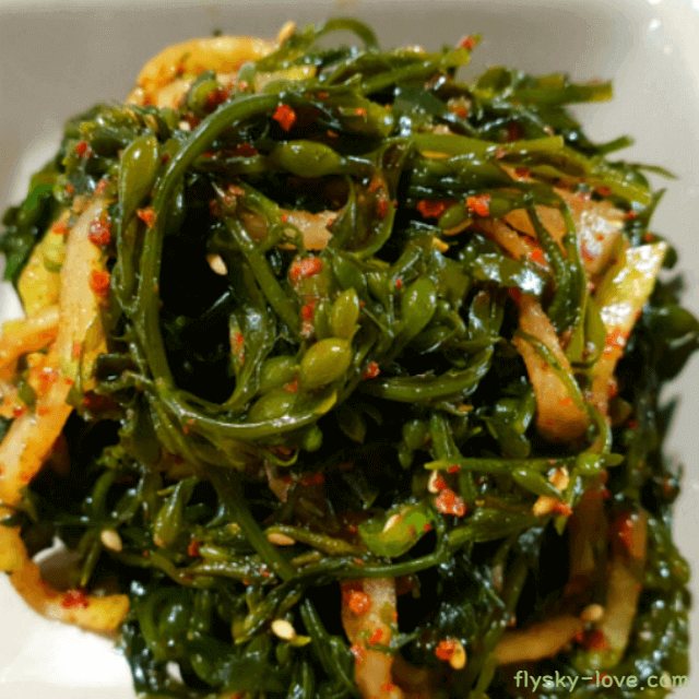 모자반 무침