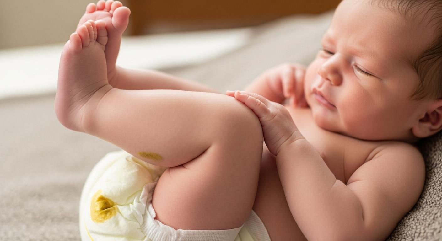 신생아 똥 싸게 하는 방법