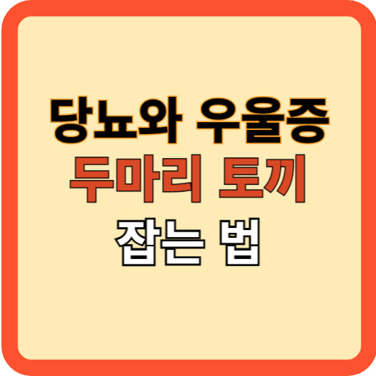 당뇨와 우울증, 두 마리 토끼를 한 번에 잡는 법