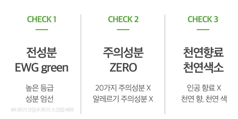 브라질리언 시크릿 체크기준