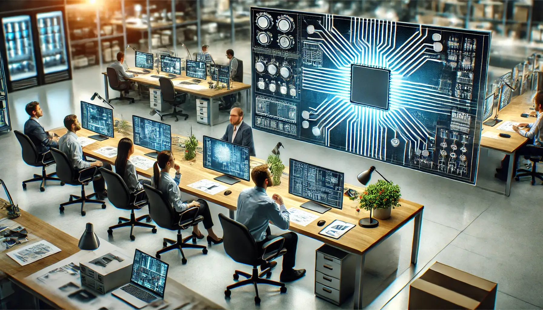 전자 부품 유통 부문