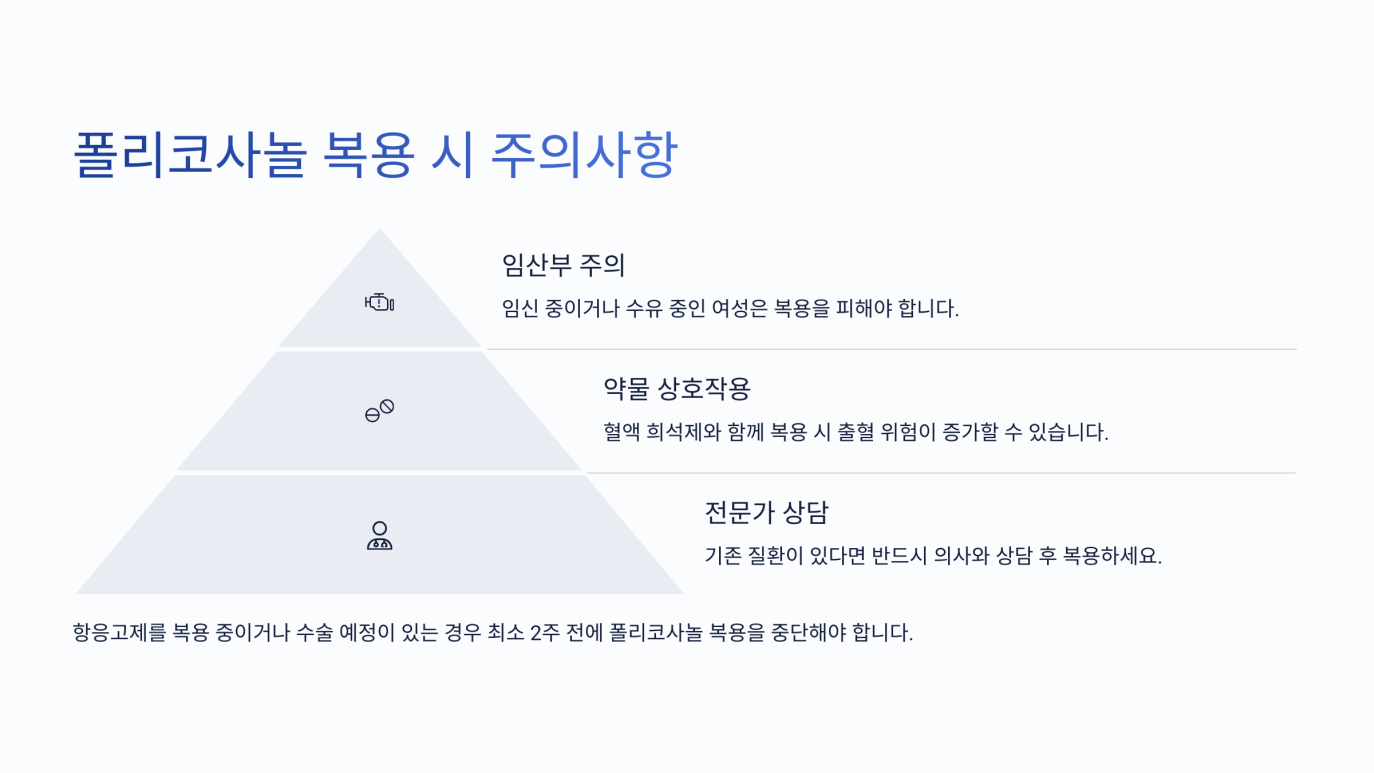 폴리코사놀 복용법 4