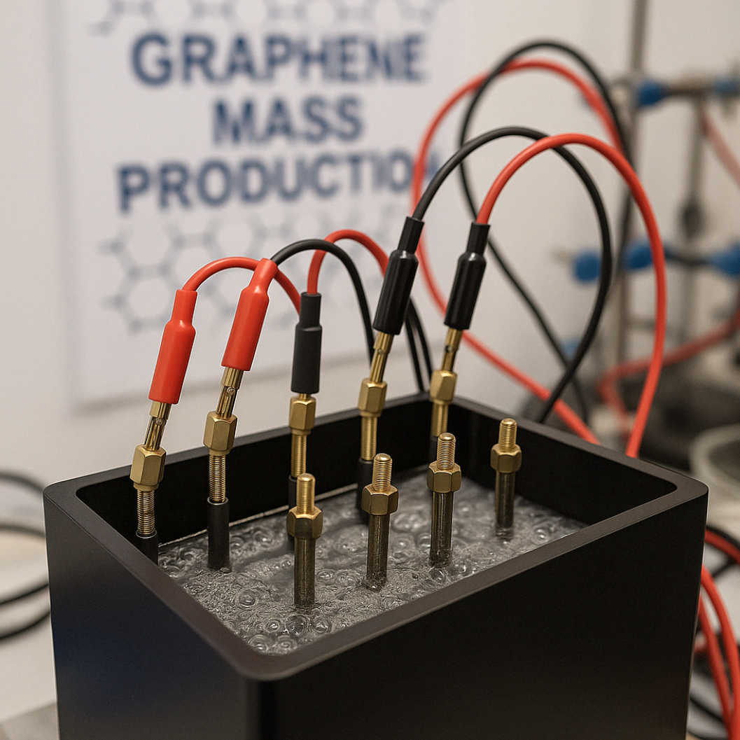 그래핀 대량생산을 위한 멀티 전극 시스템