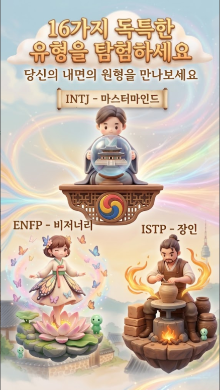 MBTI 성격 유형 검사 무료 사이트, 엠비티아이 16가지 성격유형 분석