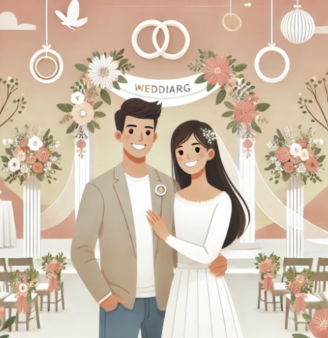 청년 결혼과 관련된 일러스트