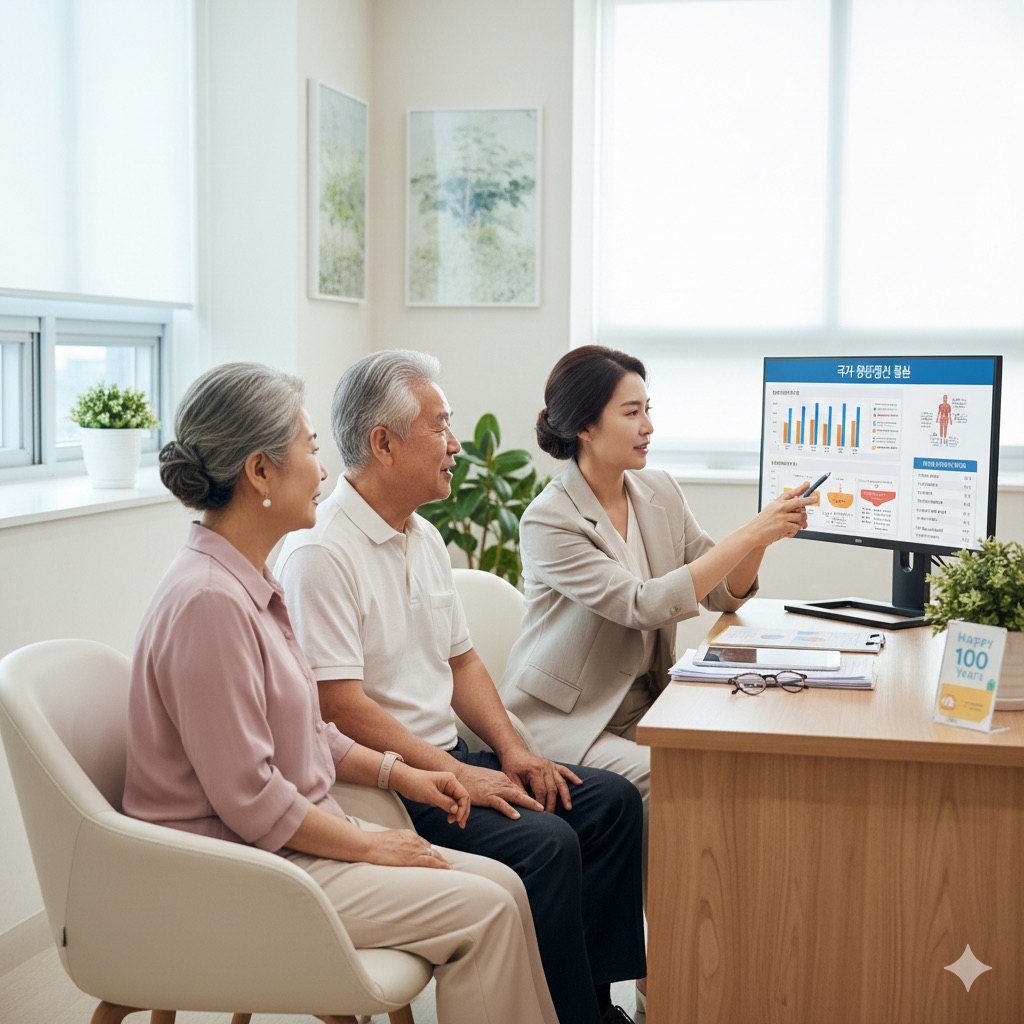 건강검진 결과 보시는 부모님