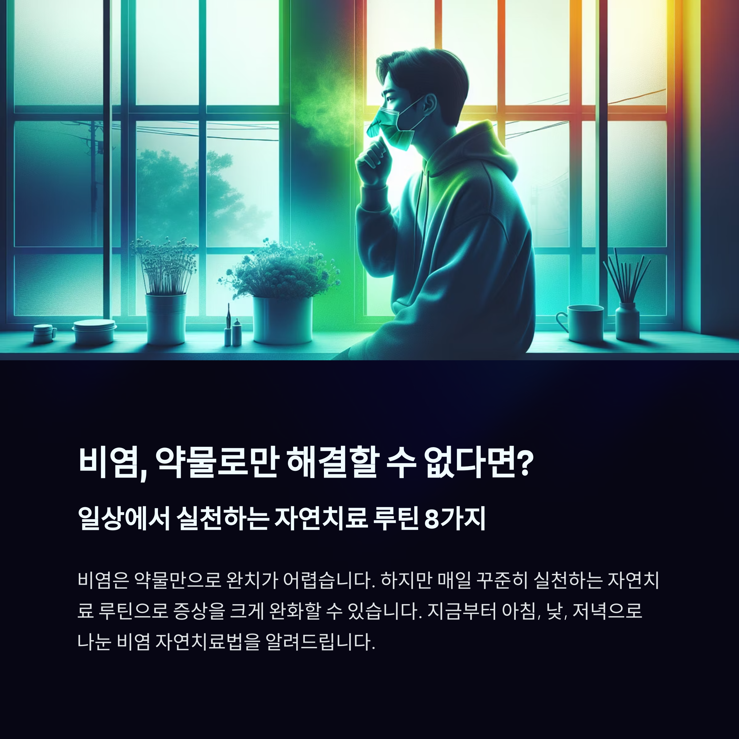 매일 실천하는 비염 자연치료 루틴