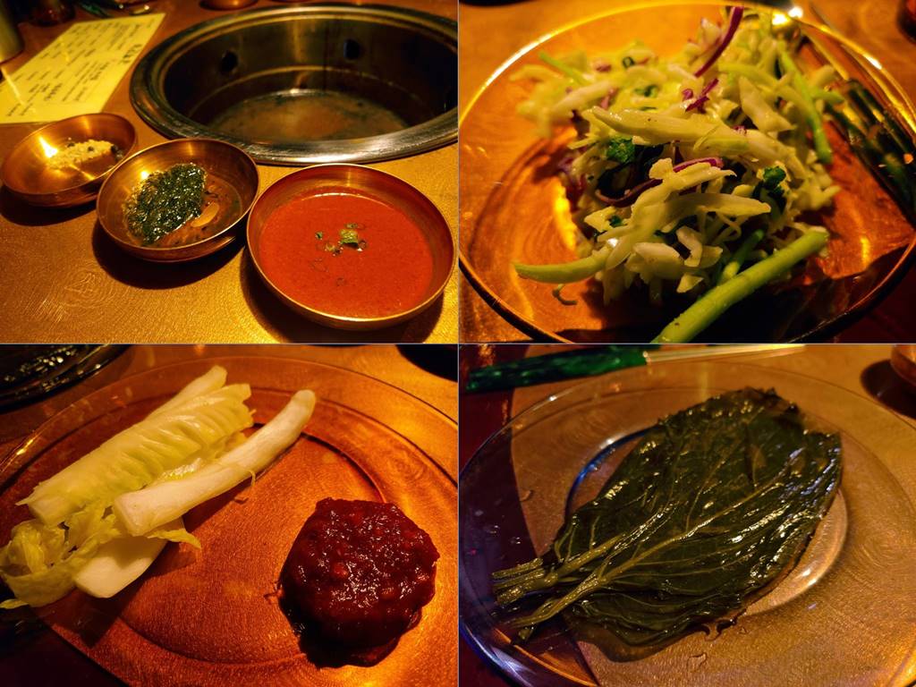 뚝도농원 기본 상차림